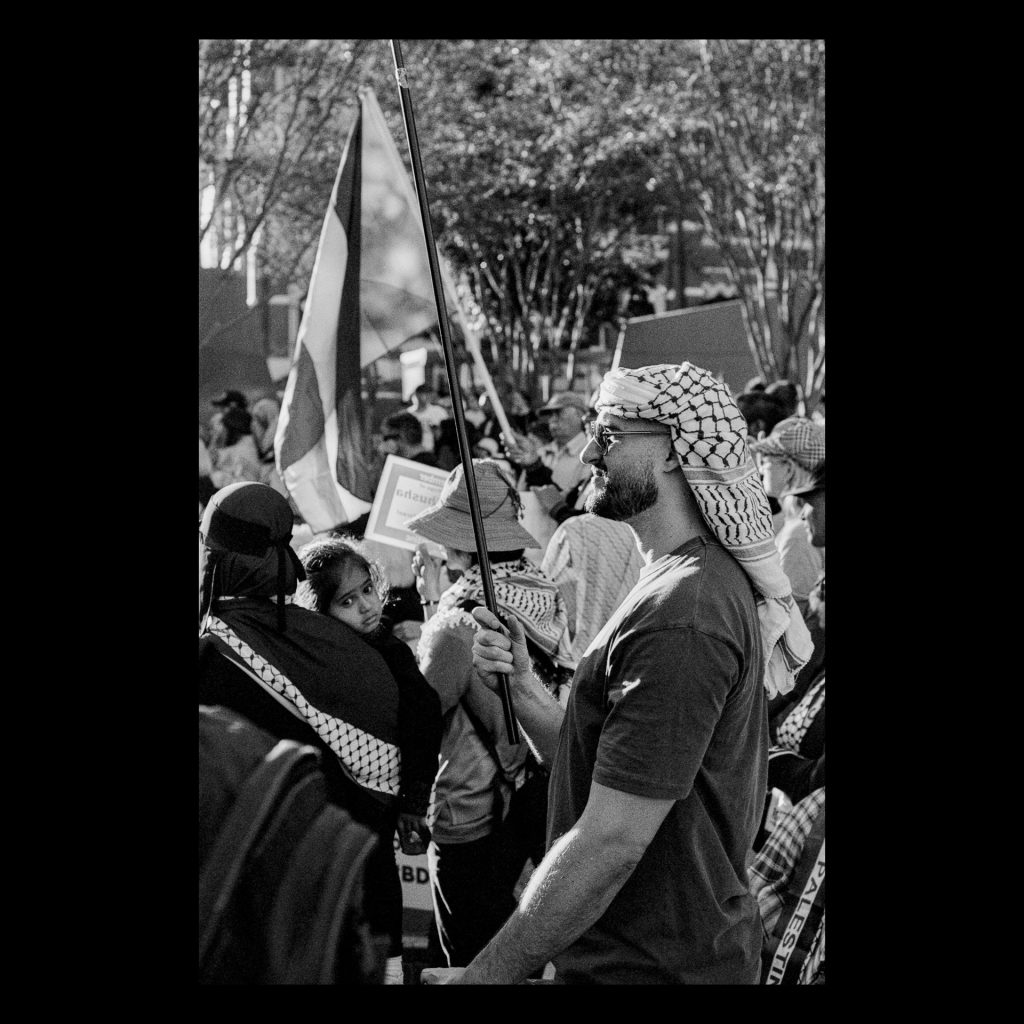 Rally for Palestine - Brisbane - Sean Smith Film Photography
